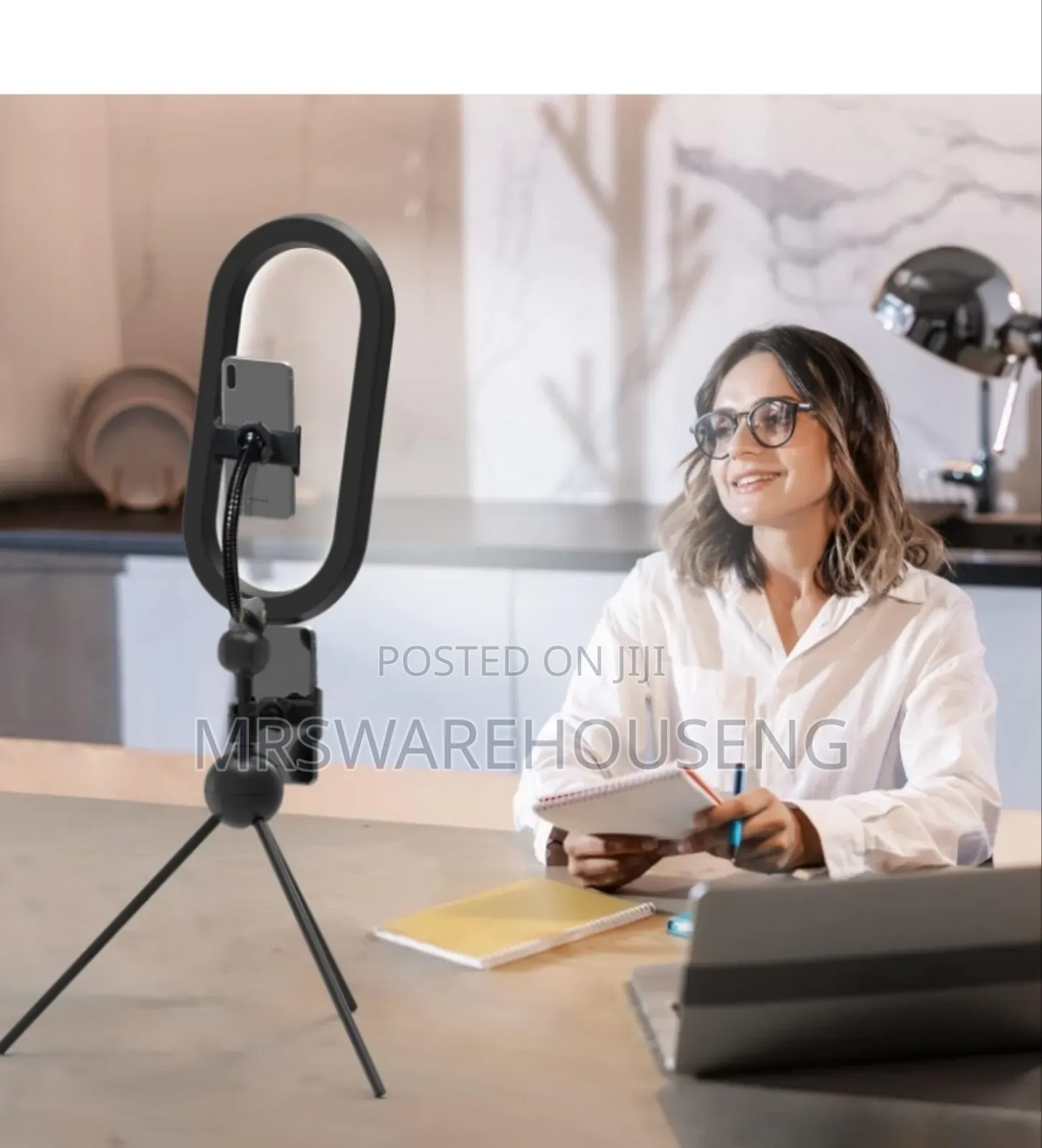 14" Selfie Lights 65" Tall Tripod With Remote