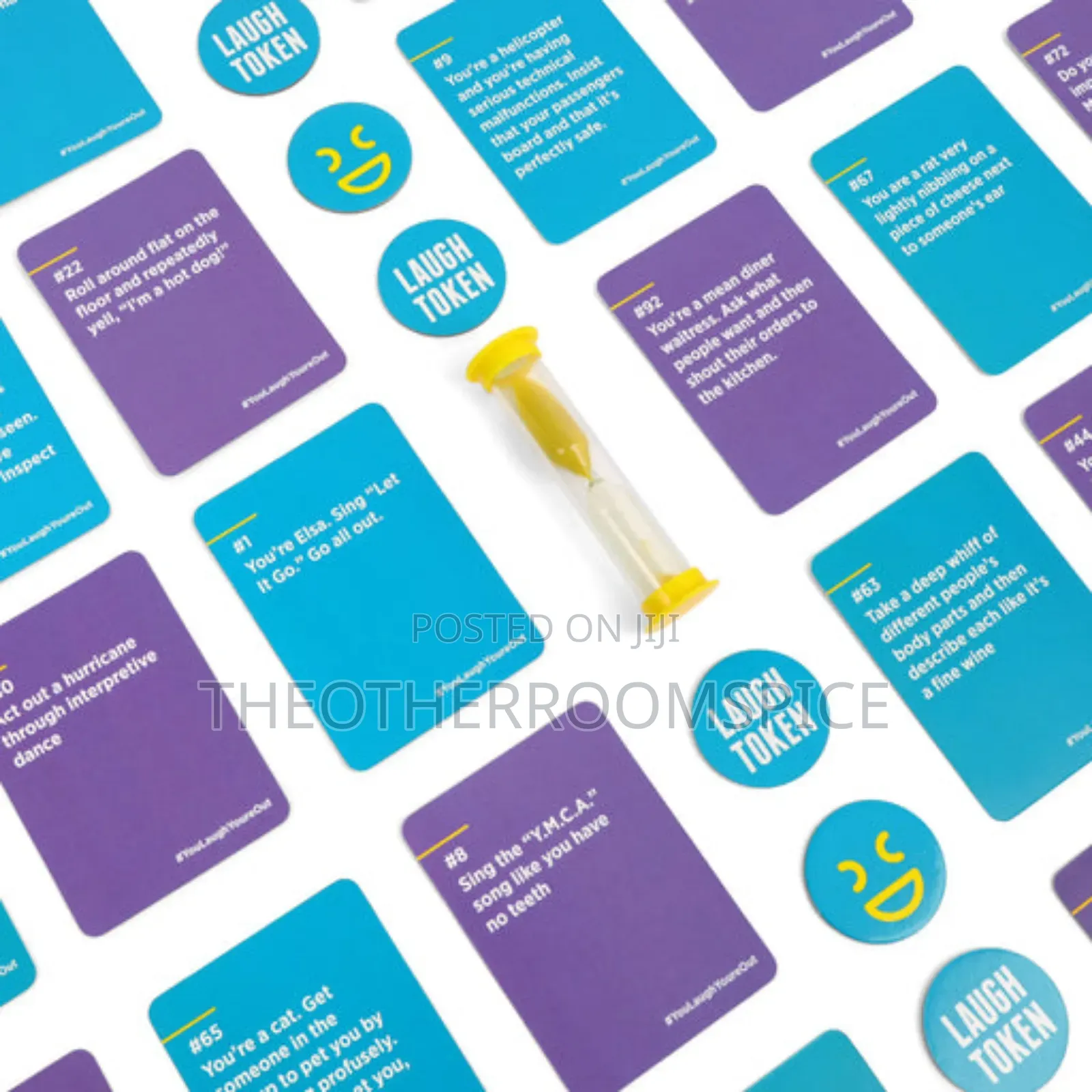 You Laugh, You Are Out Family Card Game