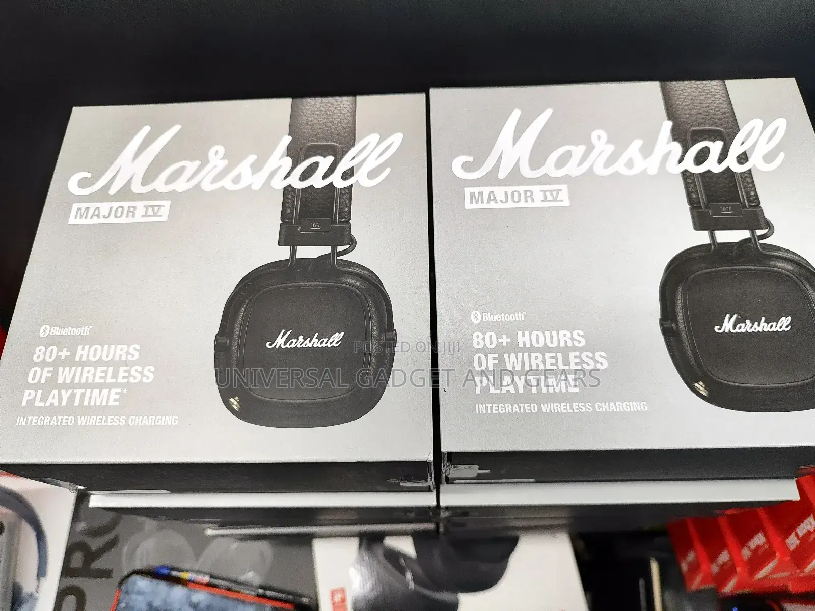 Marshall Major Iv on Ear Bluetooth Headphones, 80 HRS Play