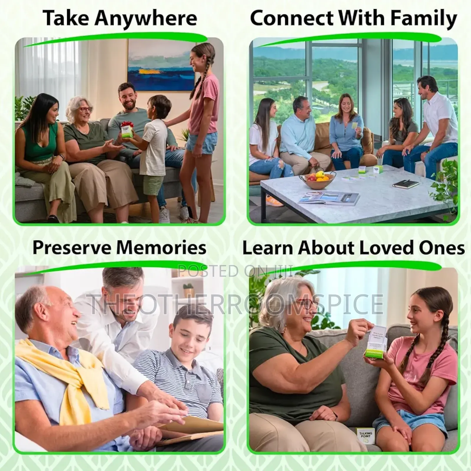 Talking Point Generations - Family Conversations Card Deck