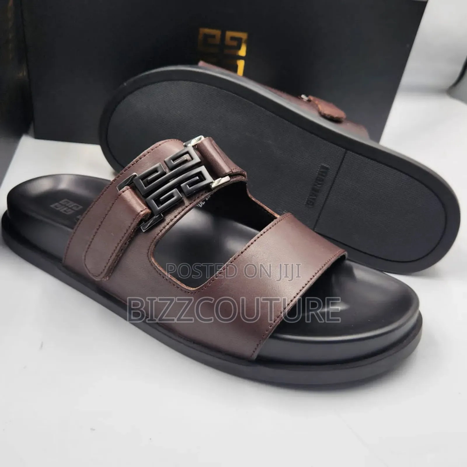 Original Givenchy Leather Slippers Available in Store