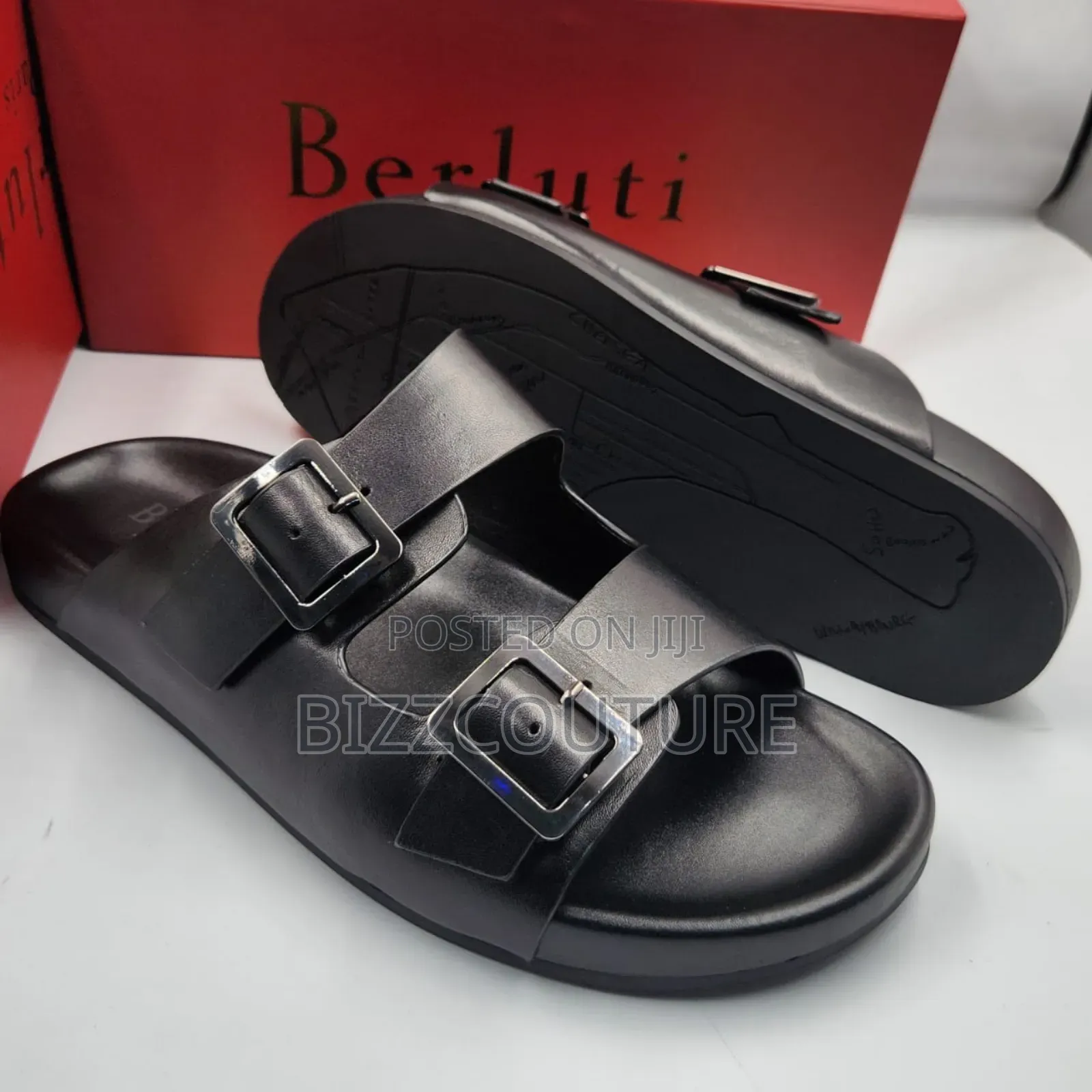 Original Berluti Leather Slippers Available in Store