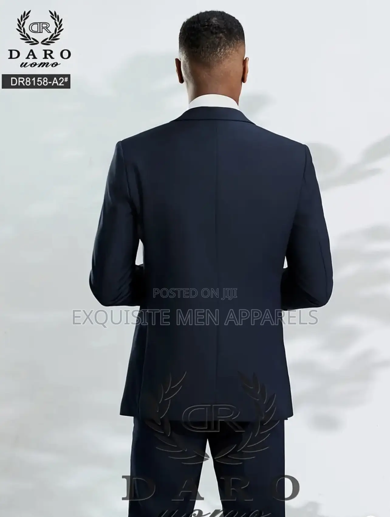 Dark Navy Daro Corporate 2pcs Quality Slimfit Men’S Suit