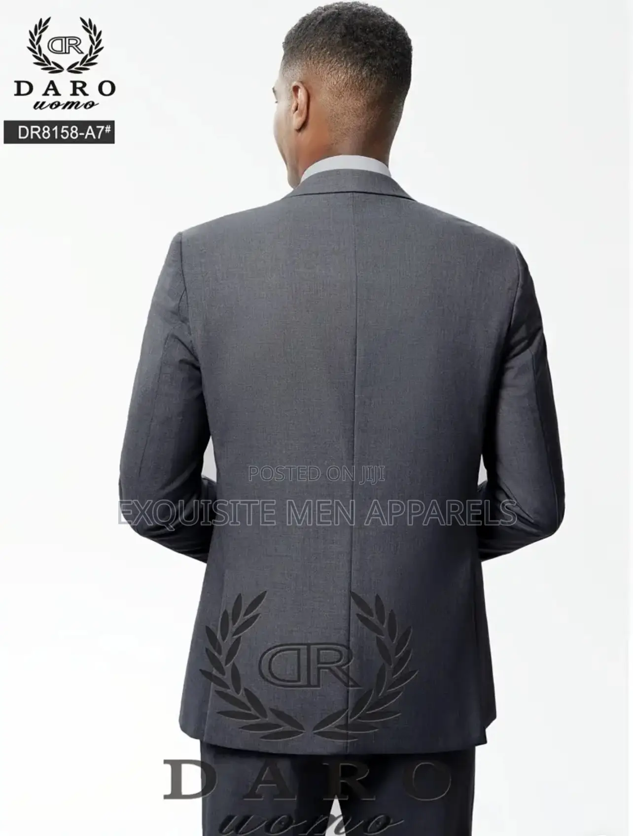 Dark Gray Daro 2pcs Corporate Slimfit Quality Men’S Suit