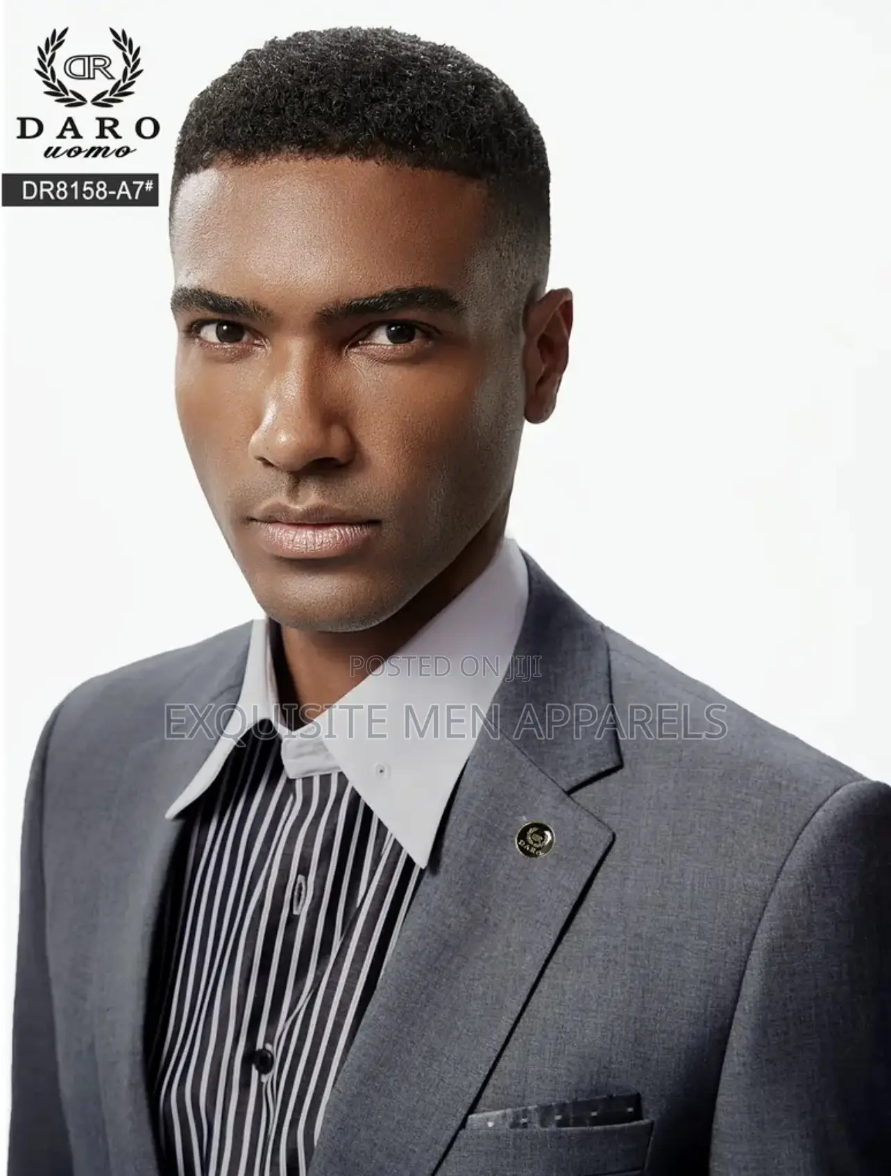 Dark Gray Daro 2pcs Corporate Slimfit Quality Men’S Suit
