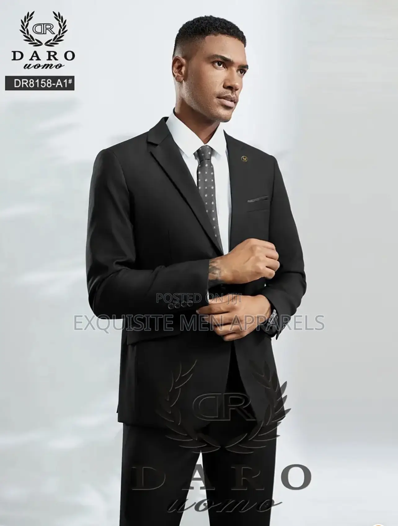 Quality Corporate Black Daro 2pcs Gentle Men’S Suit