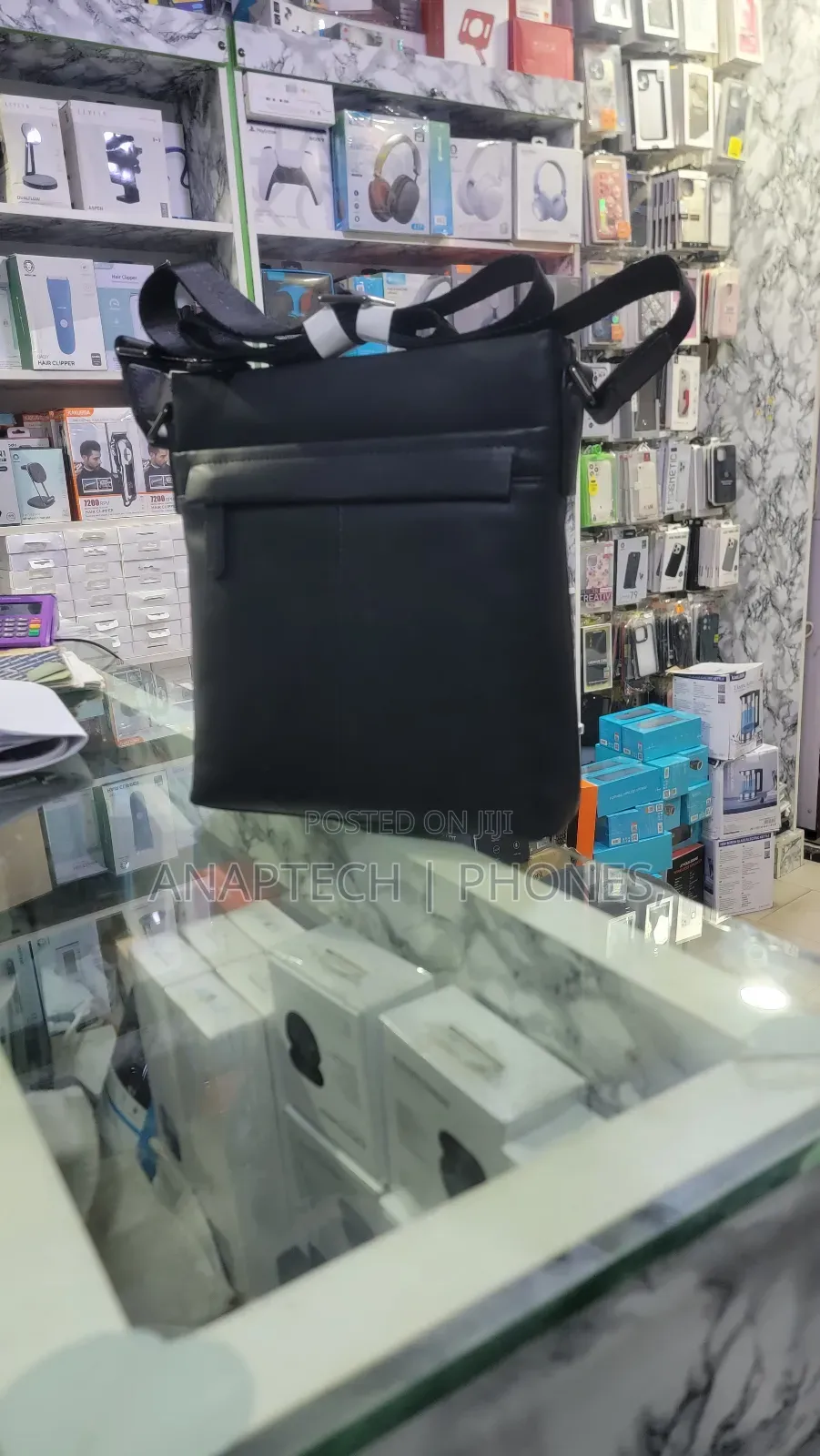 Az Pro Genuine Leather Crossbody Bag Lightweight Waterproof