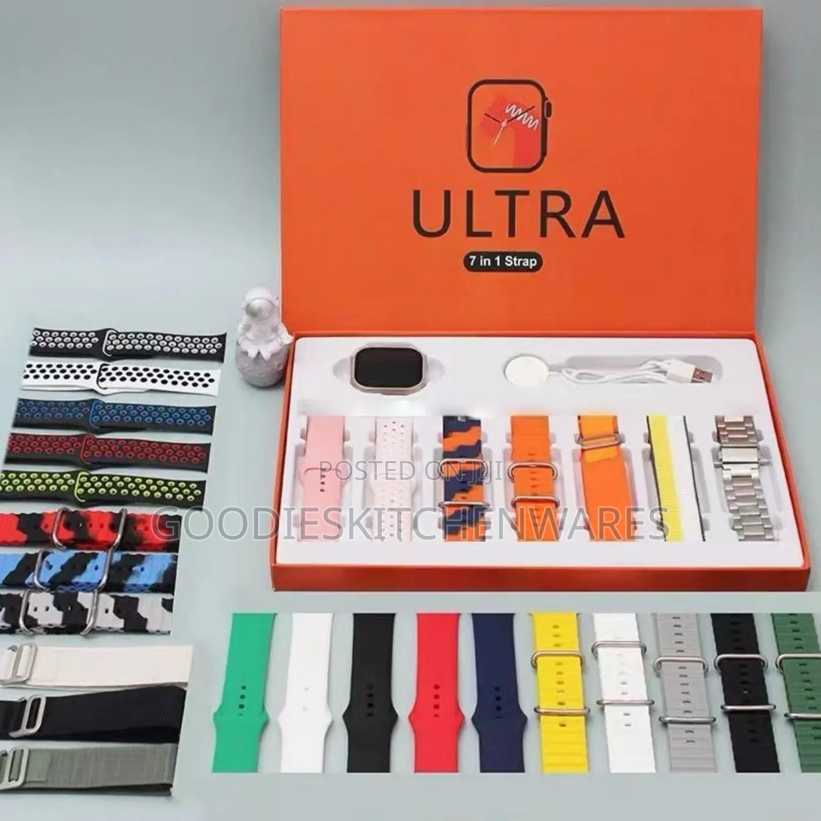 7 in 1 Ultra Strap Wrist Watch ( Smart Watch)