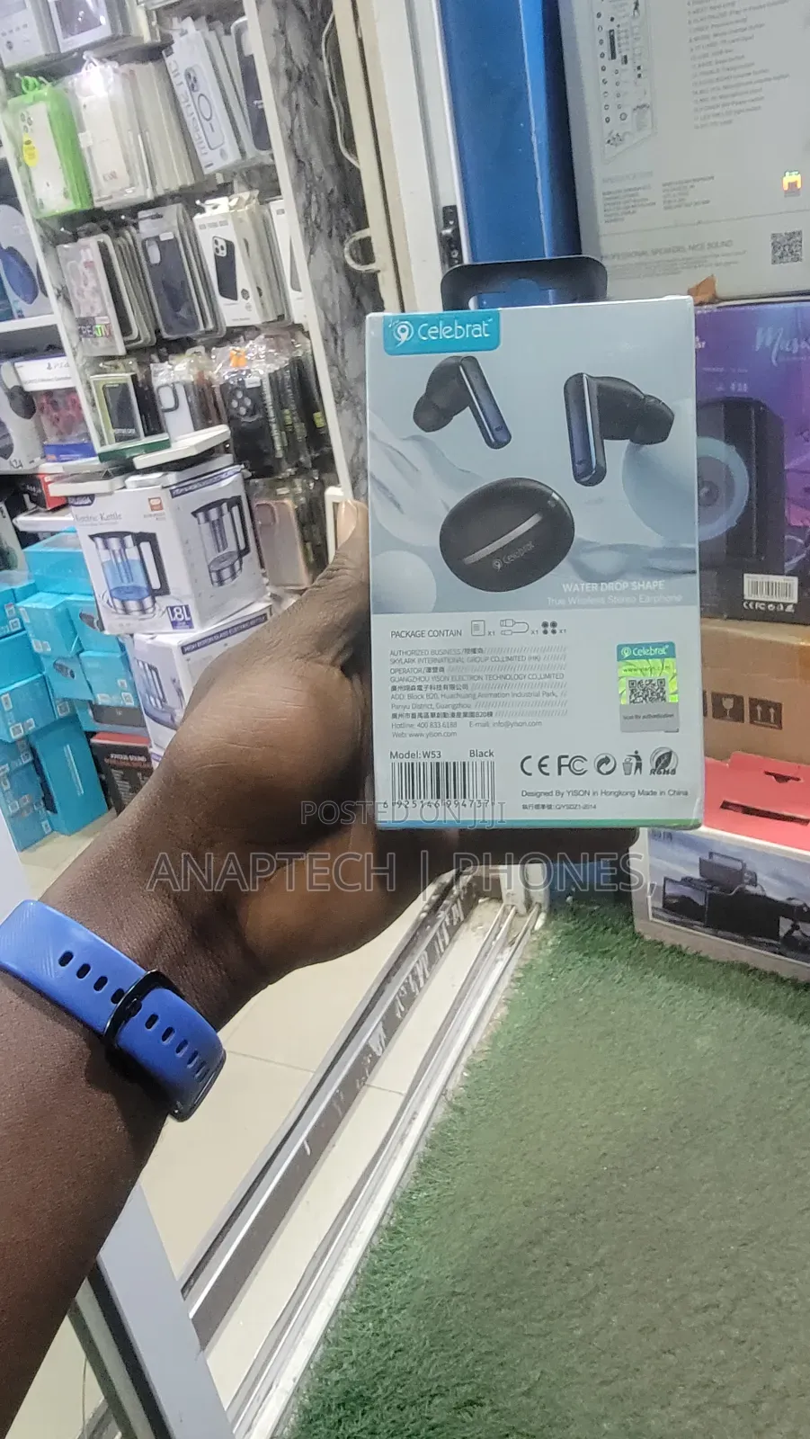 Celebrat ANC +ENC Wireless Earphone 100% Premium Quality