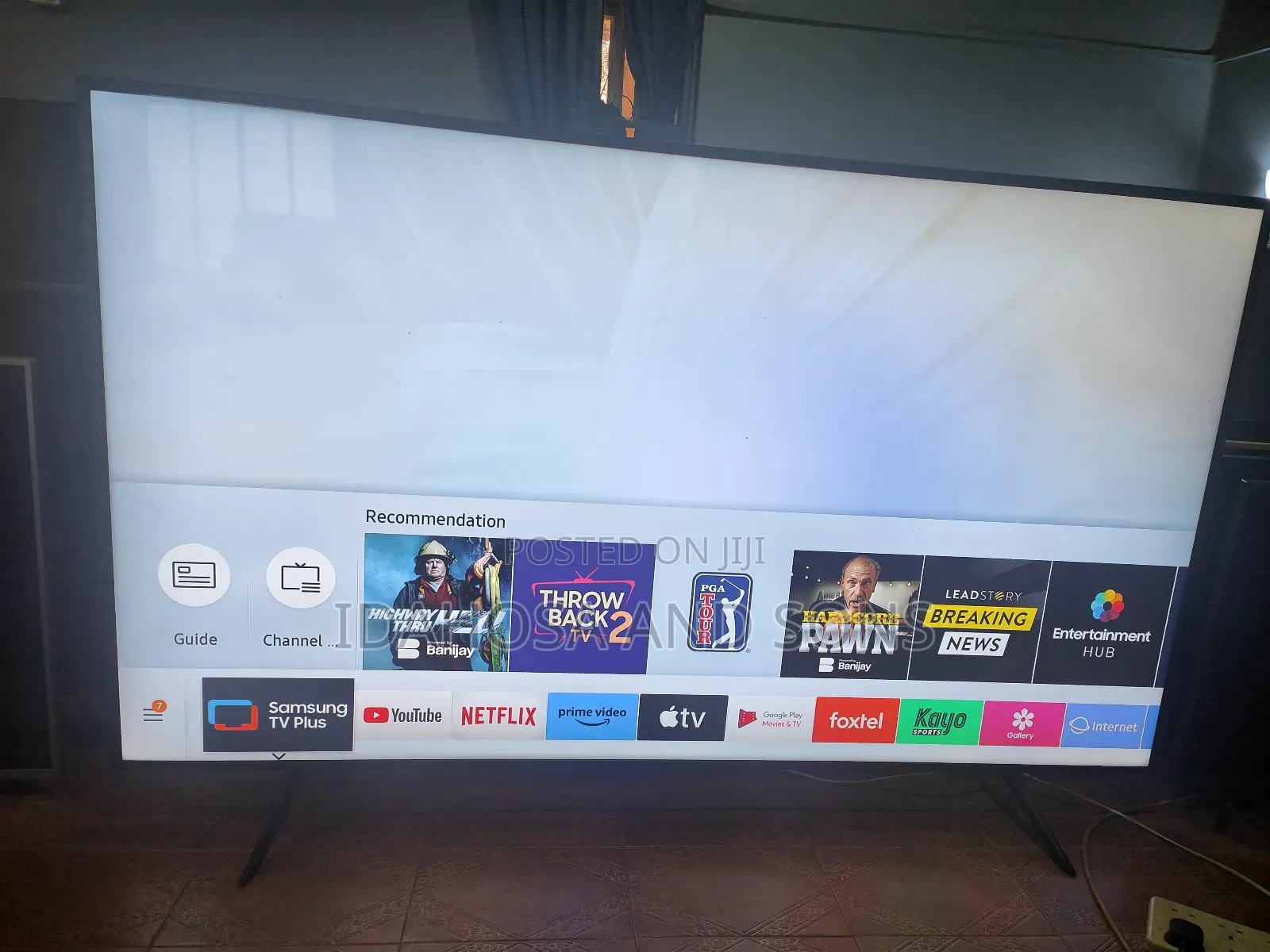 Ultra Slim Uk Used Samsung 55inchs Curve Uhd Smart Tv