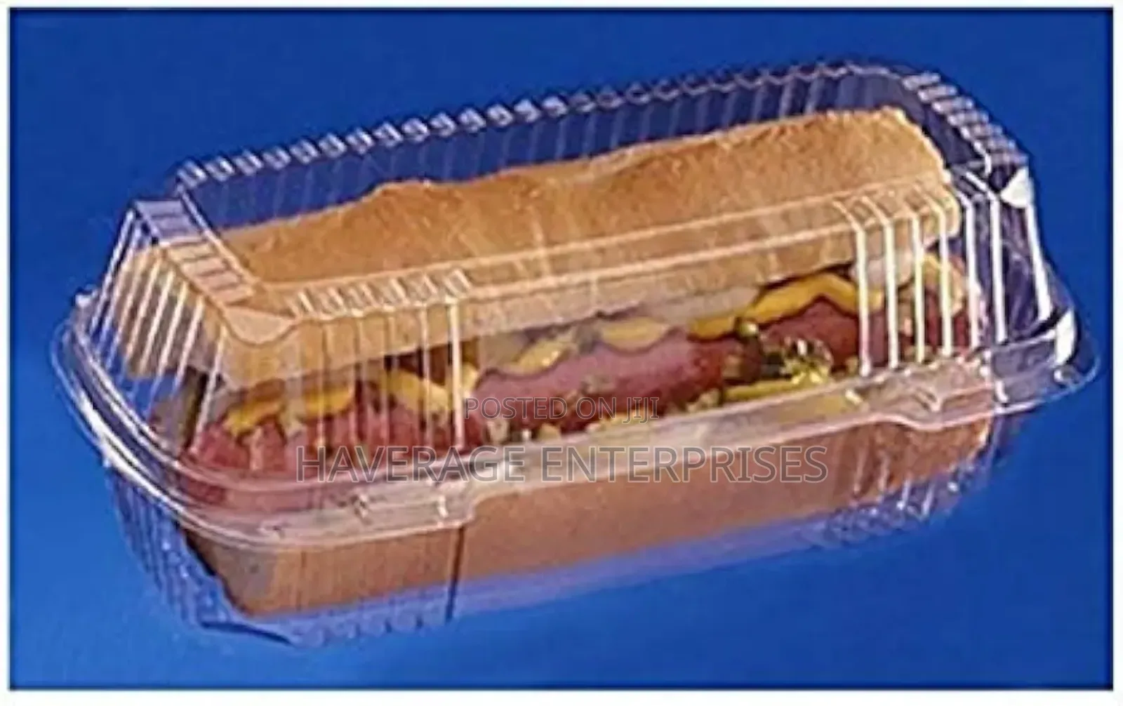 Hot Dog Sandwich Clear Hinged Lid Plastic Container
300pces