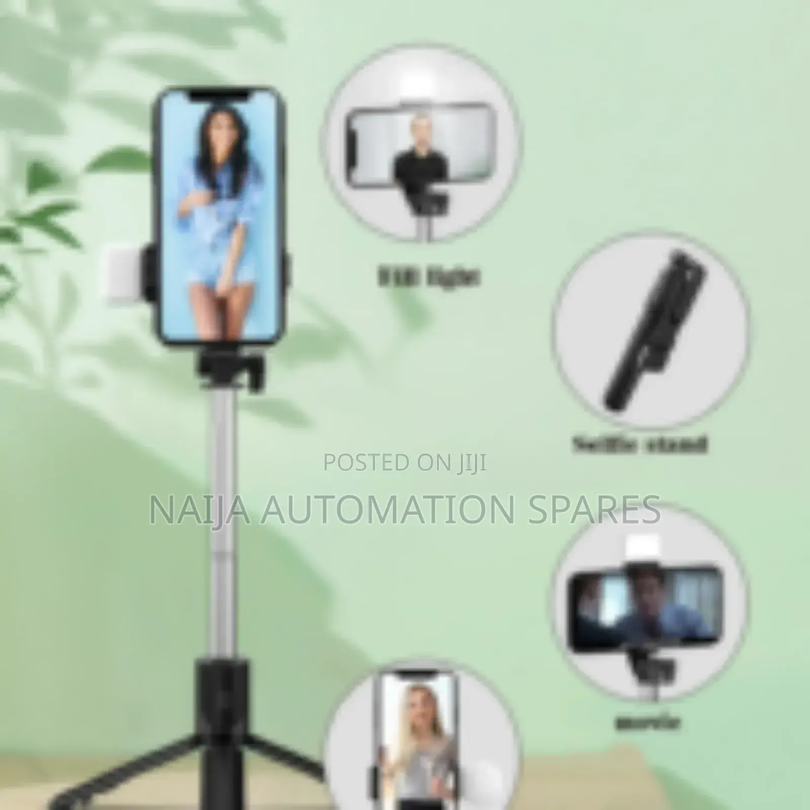 Phone Selfie Stick Multipurpose Wireless Tripod Stand