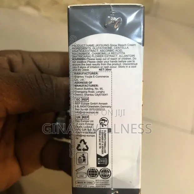 Jaysuing Snow Bleach Cream for Face and Body (30ml)