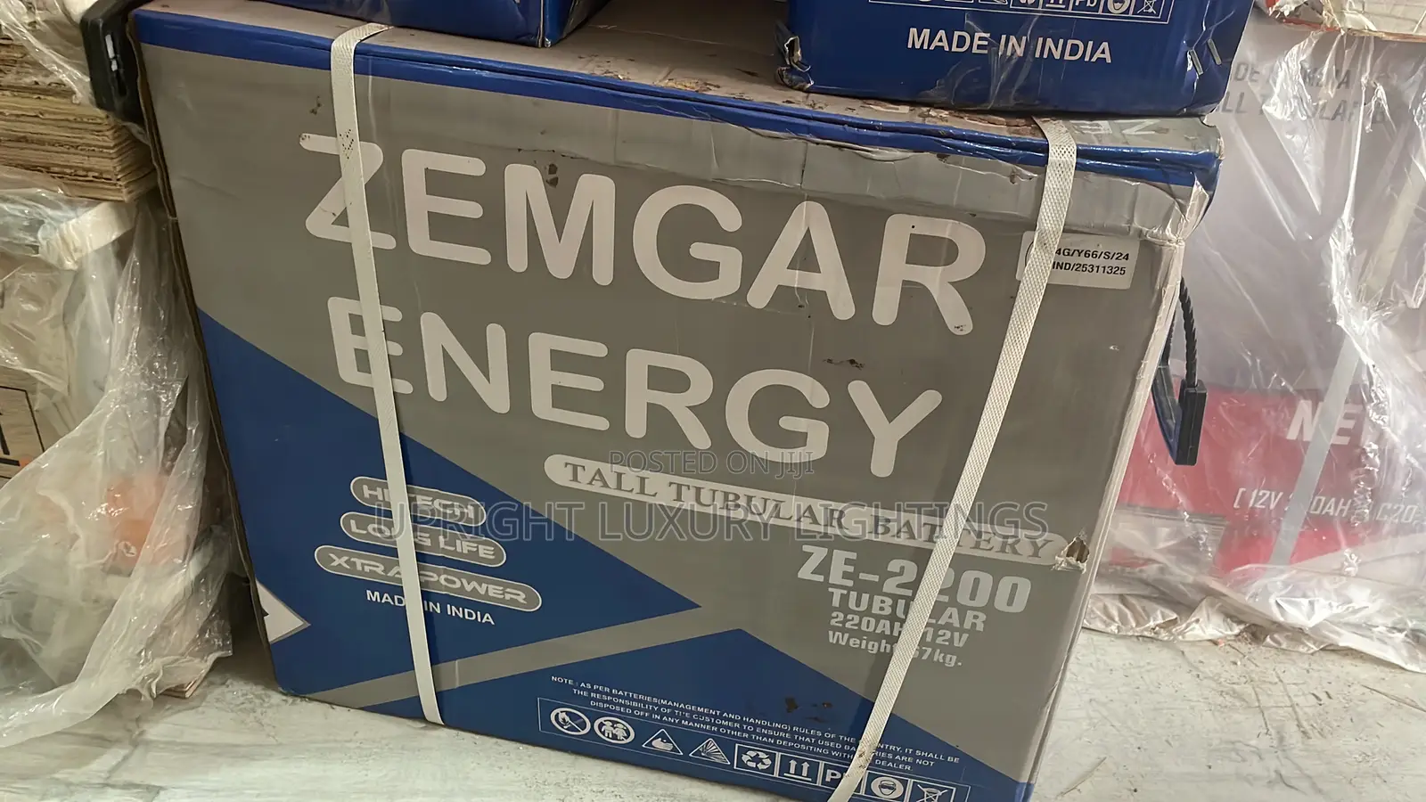 220ah Zemgar Energy Tubular Battery