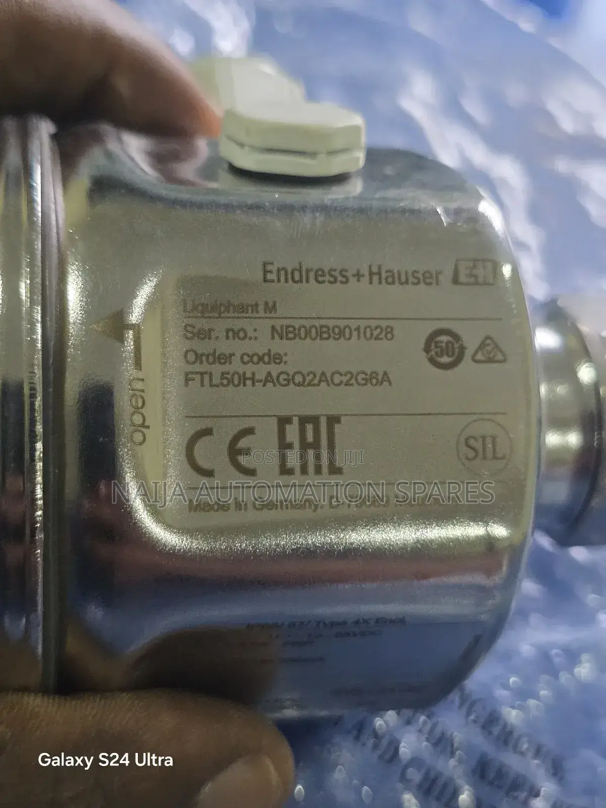 Endress Liquiphant M Levevel Switch | FTL50H-AGQ2AC2G6A