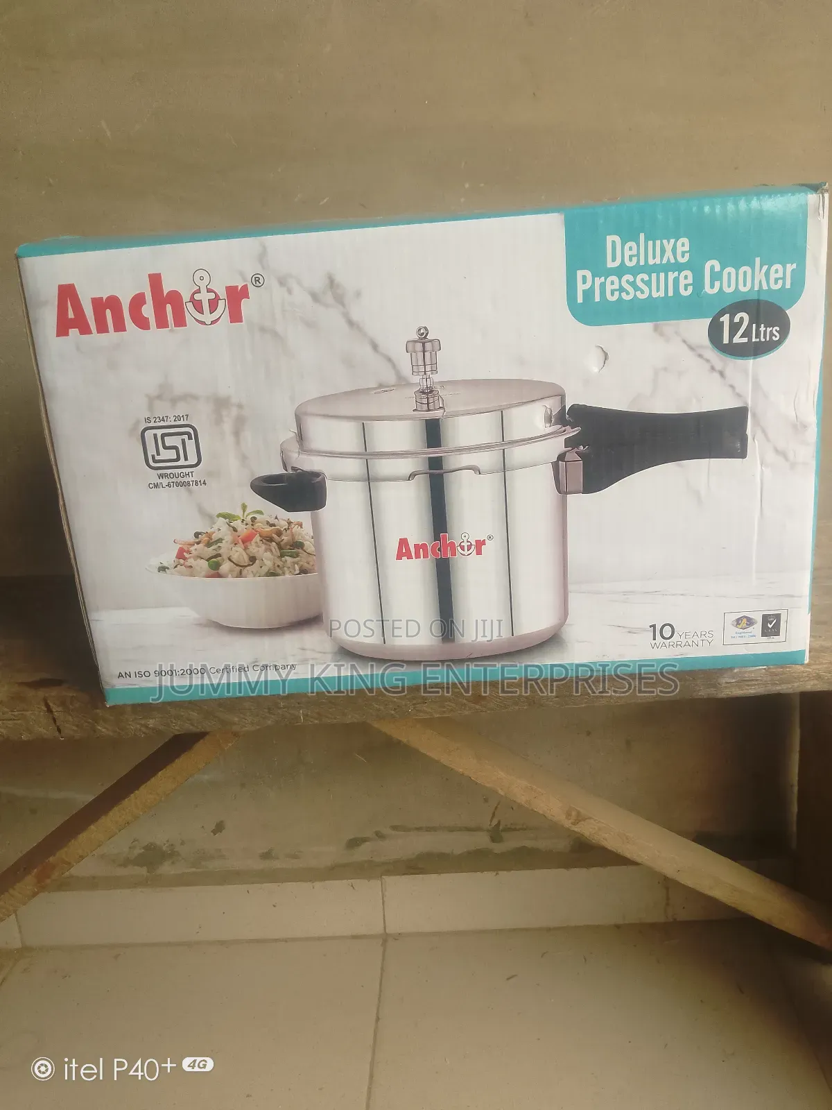 Anchor 12liter Pressure Cooker Pot- Silver