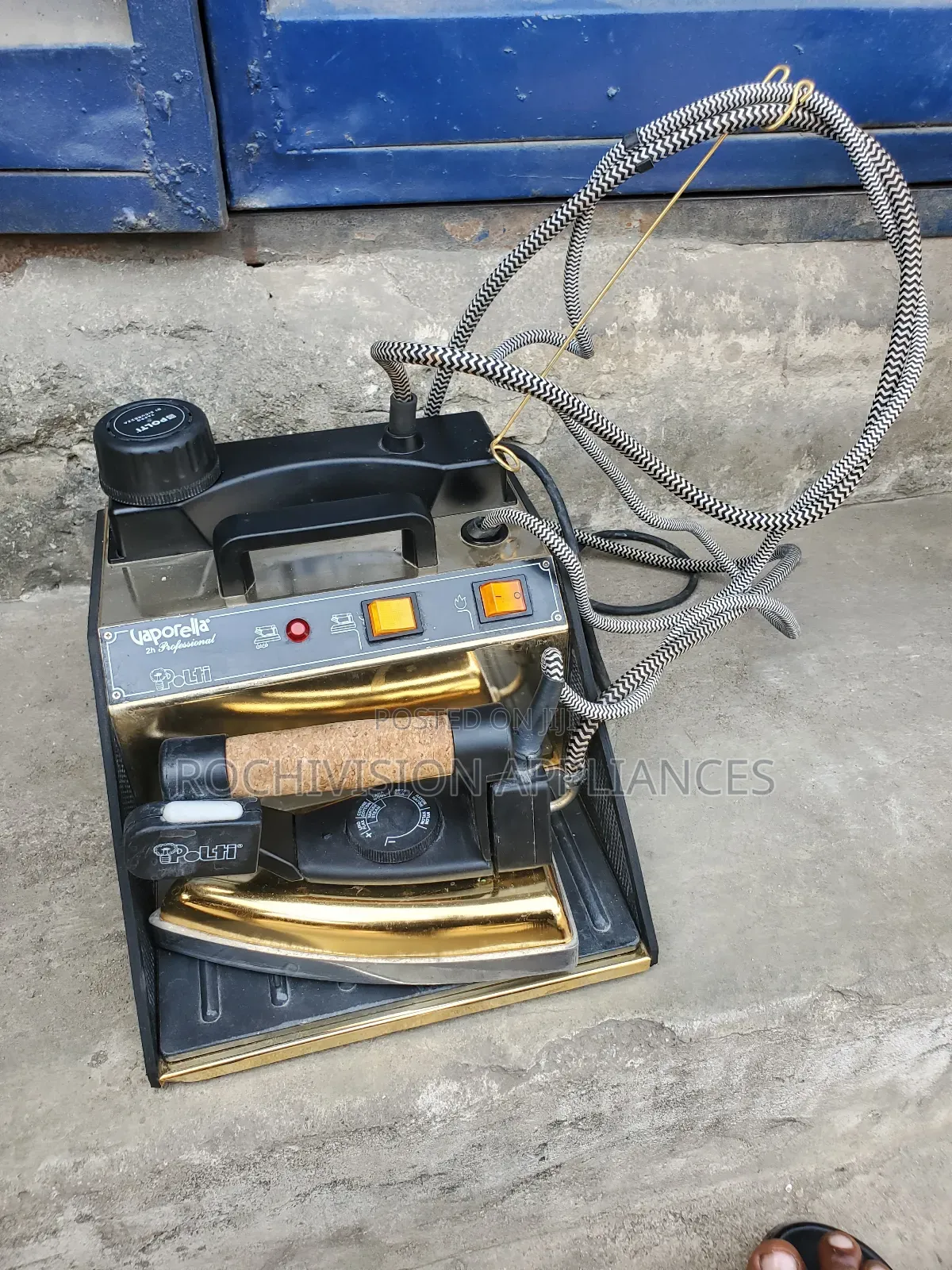 Gold Vaporella Industrial Iron