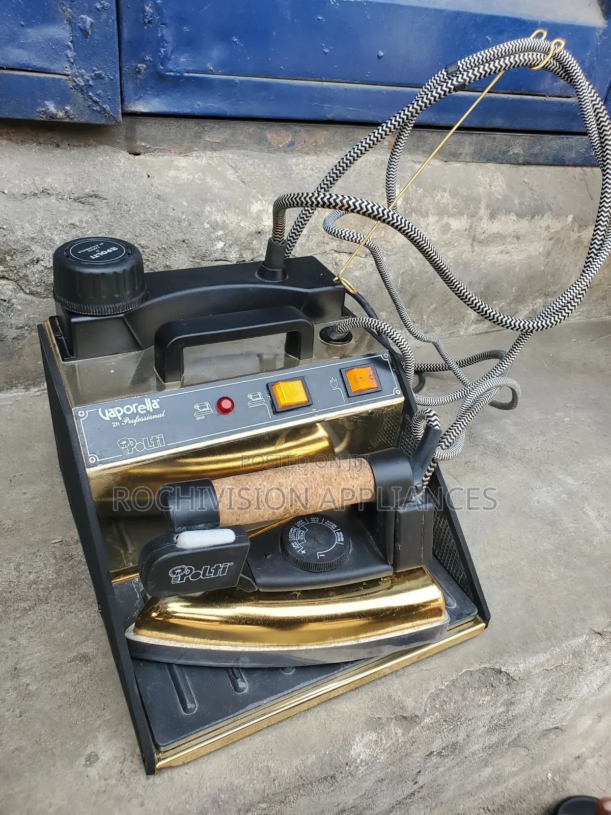 Gold Vaporella Industrial Iron