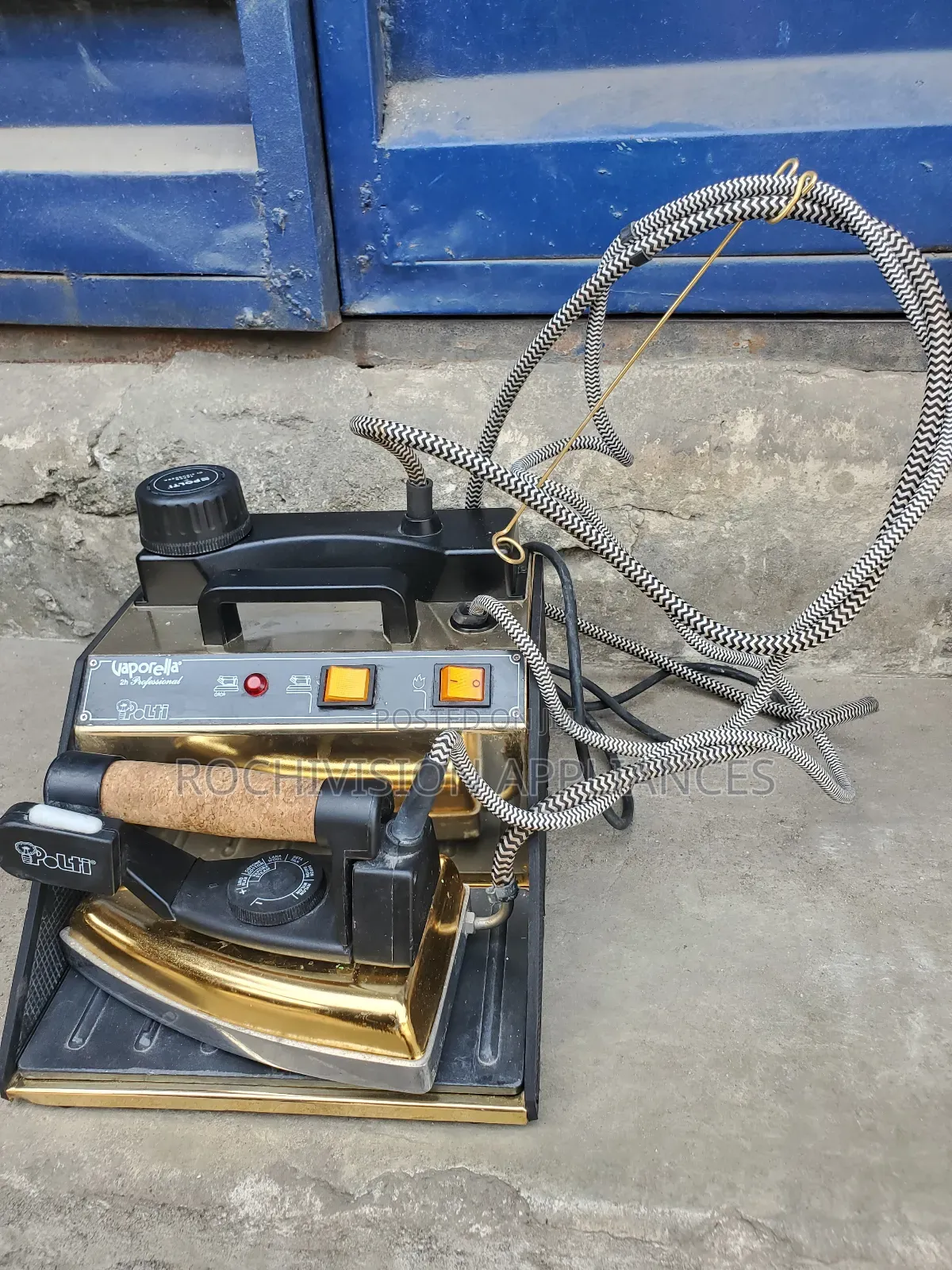 Gold Vaporella Industrial Iron