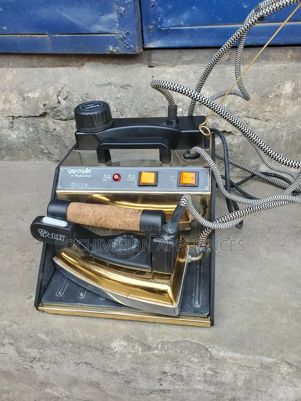 Gold Vaporella Industrial Iron