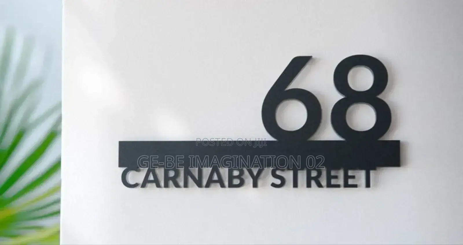 House Number Outdoor Sign