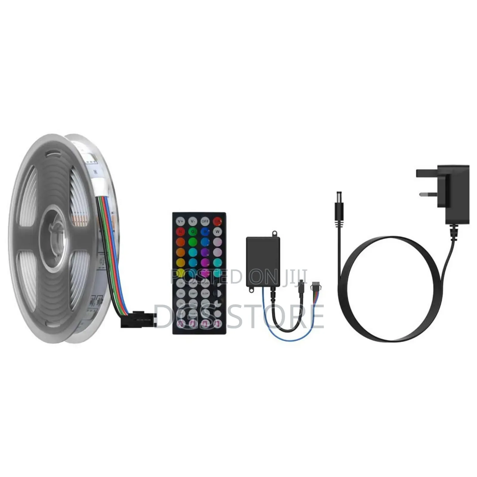 Porodo Blue RGB 16.4 Ft Light Strip Sound Reactive Lighting