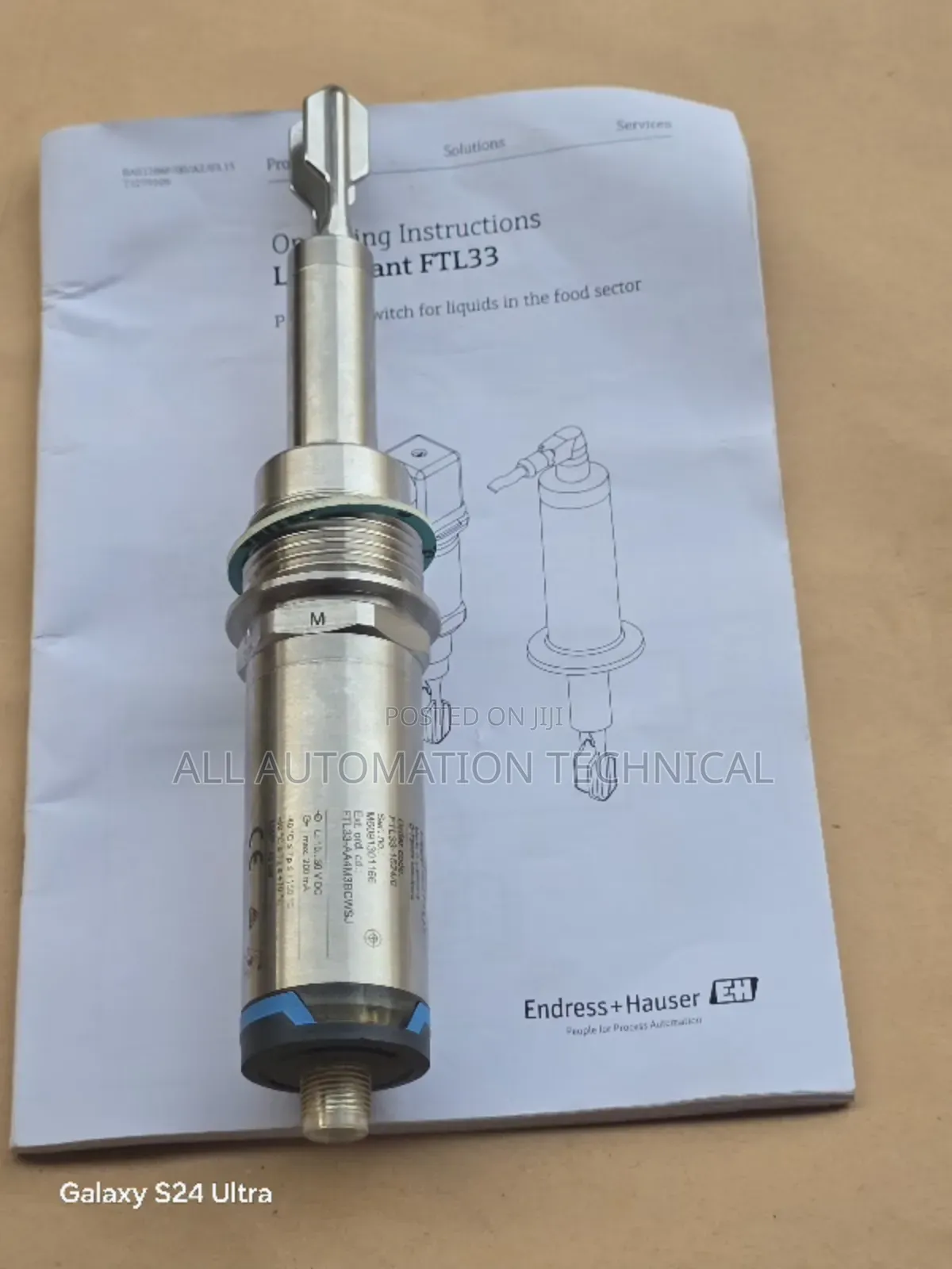 Endress Liquiphant FTL33 Level Switch | FTL33-AA4M3BCWSJ