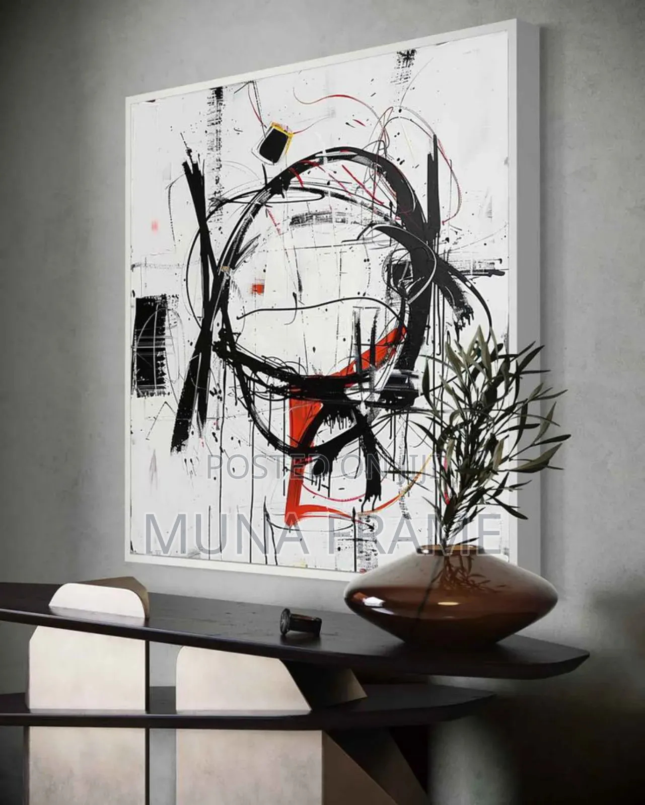 Abstract New Design of Graffiti Wall Art