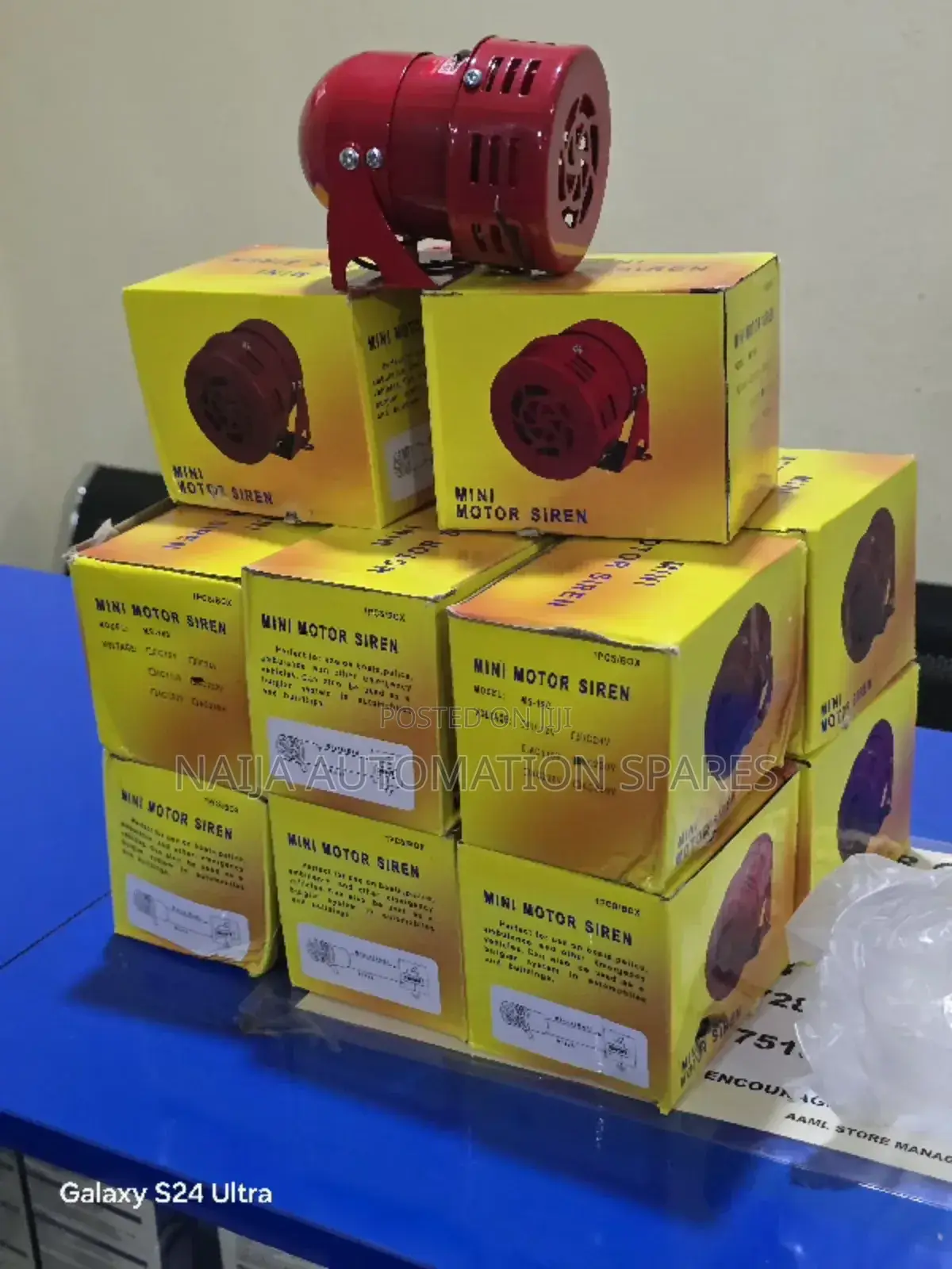 MS - 190 | AC 220V | 114db Mini Motor Siren Fire Alarm