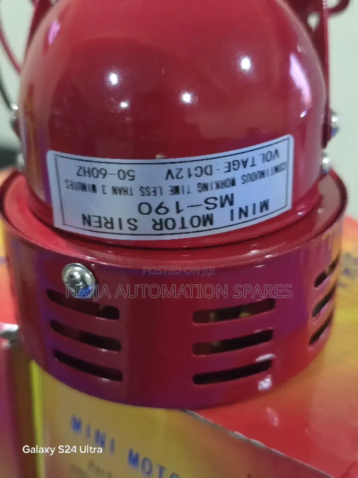 Motor Siren | Ms-190 | 12v Dc | 114db Alarm Sound High Power Buzzer