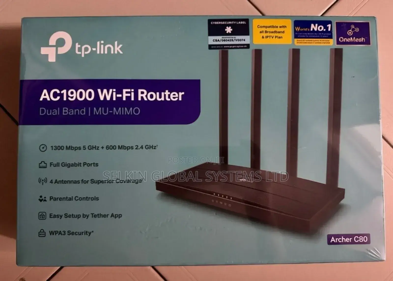Tplink Ac1900 Wi-Fi Gigabit Dual Band Router