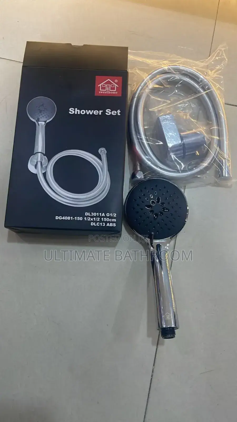 Sweethome Round Shape Shower Cable and Handle
