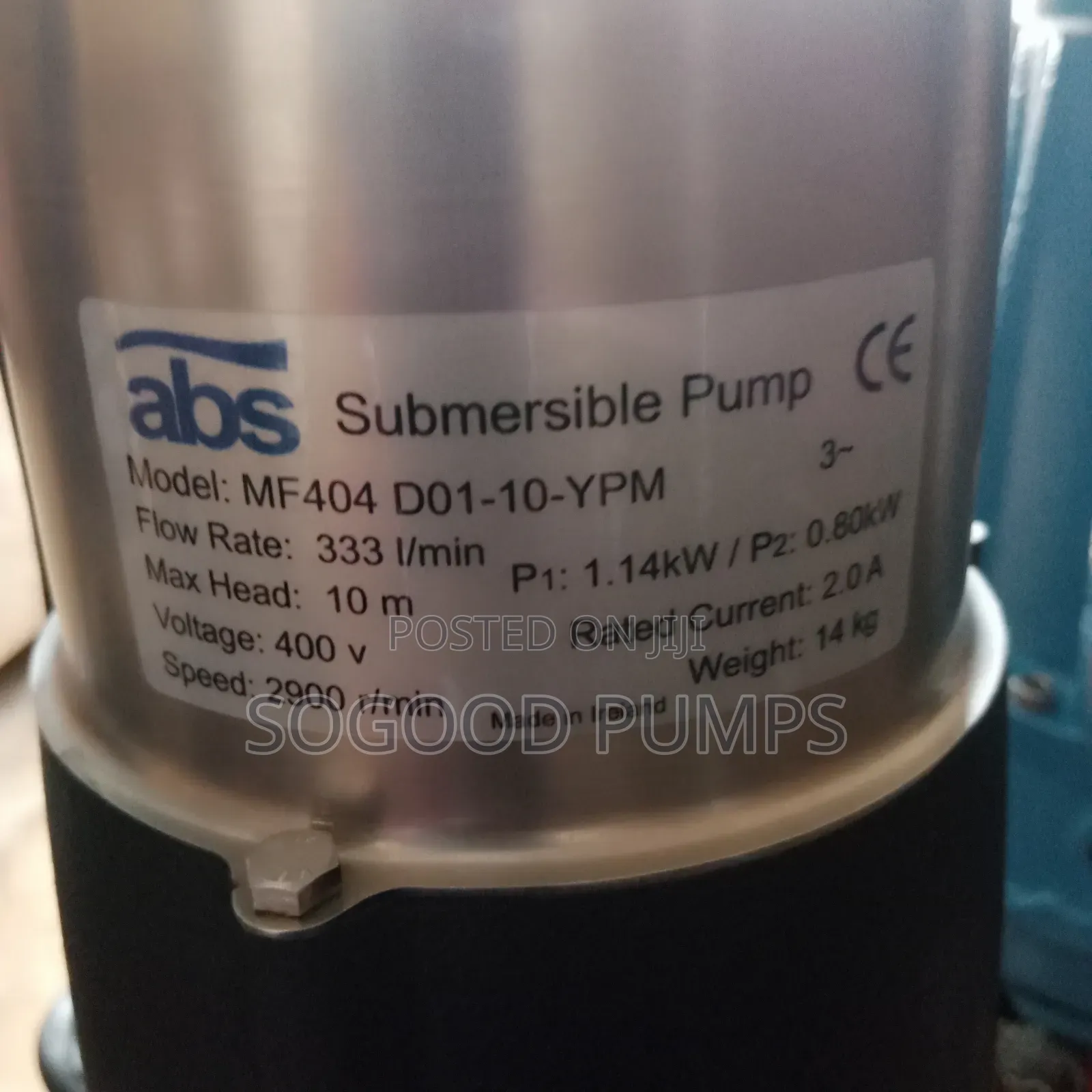 Abs Sewage Submersible Pump With Cutter 1.5hp