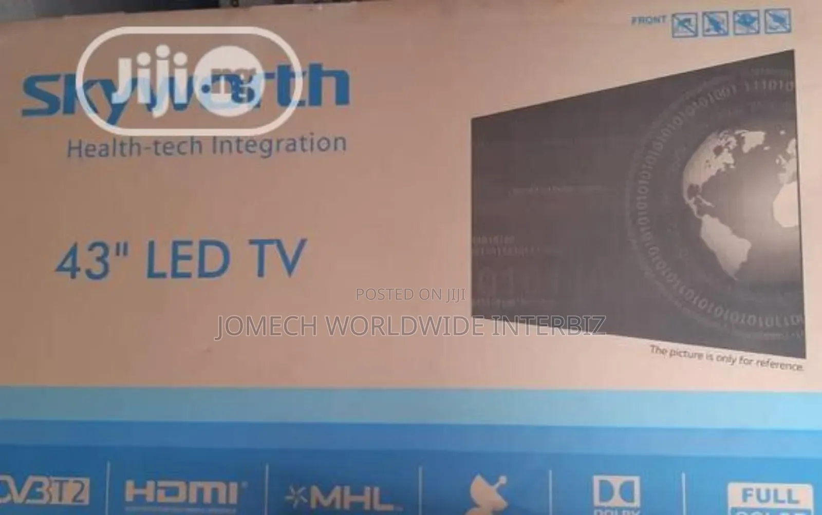 43" Skyworth Television With Built In Decoder