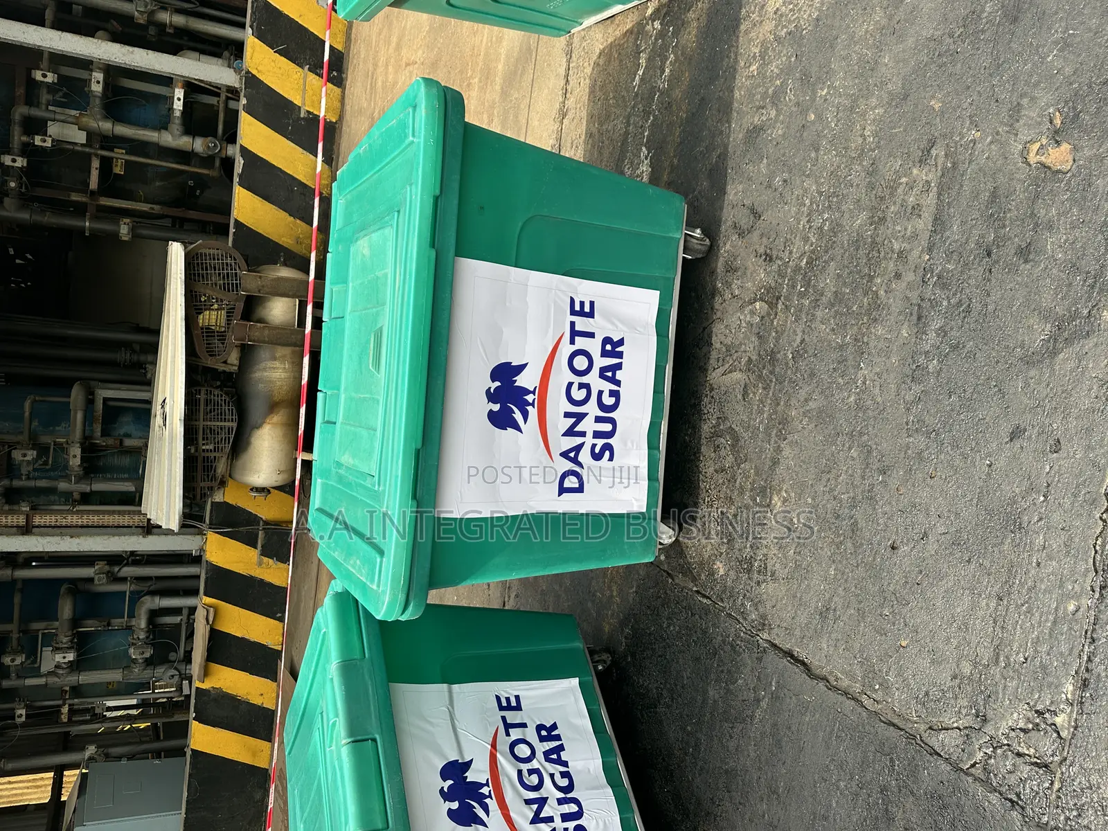 660 Liters Waste Bin GP Pure Rubber With Your Company Logo