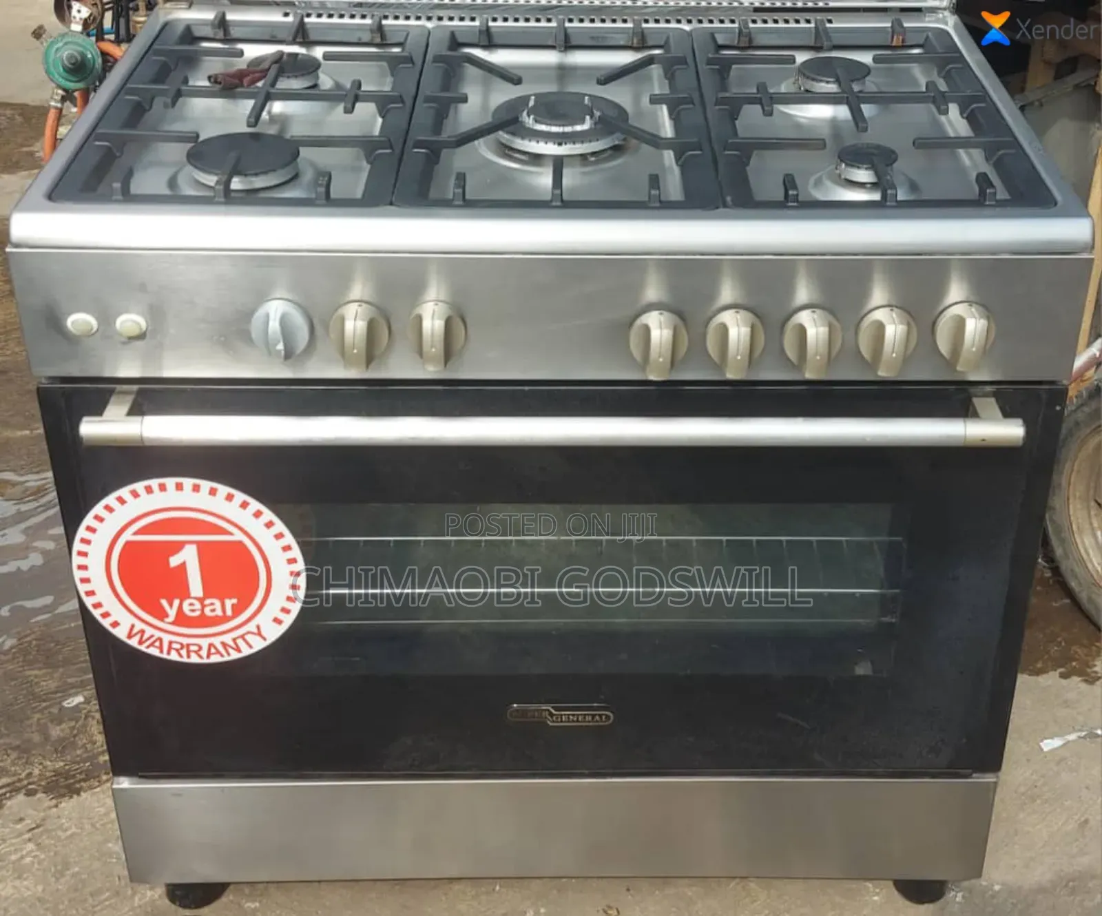 Standing Gas and Oven