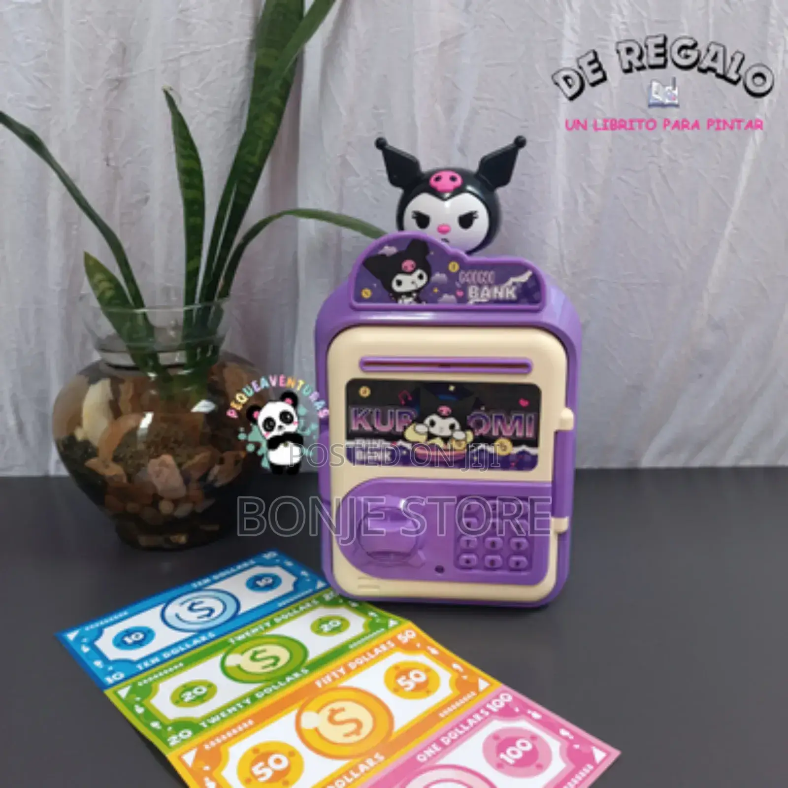 Mini Piggy Bank Kuromi – Bank With Style and Functionality