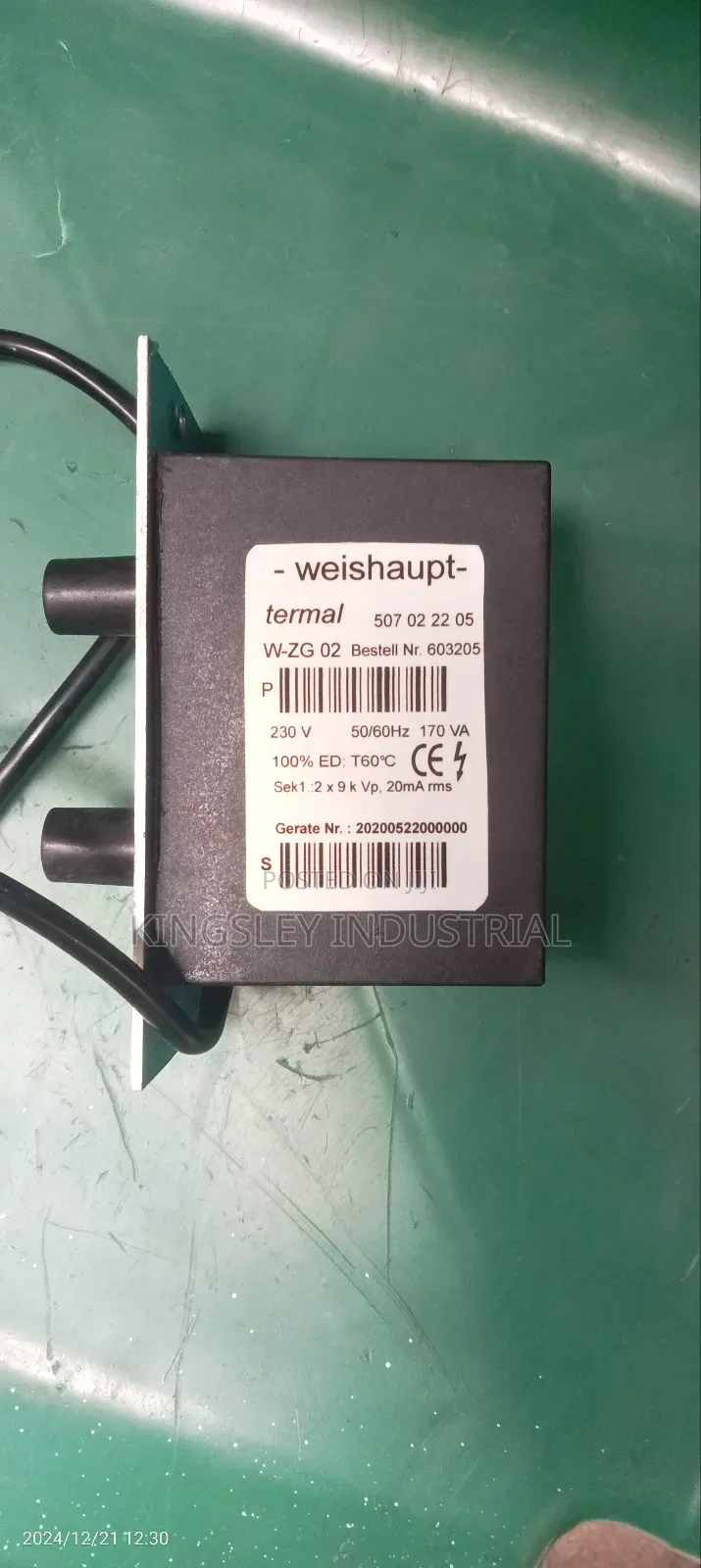 Burner Feeder Ignition Transformer 2×9kvp 20A