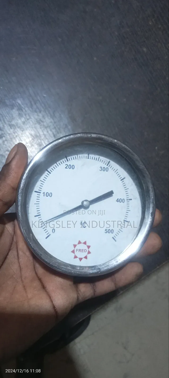 4inches Heat Thermometer 0-500 Centigrade Length 6''inches
