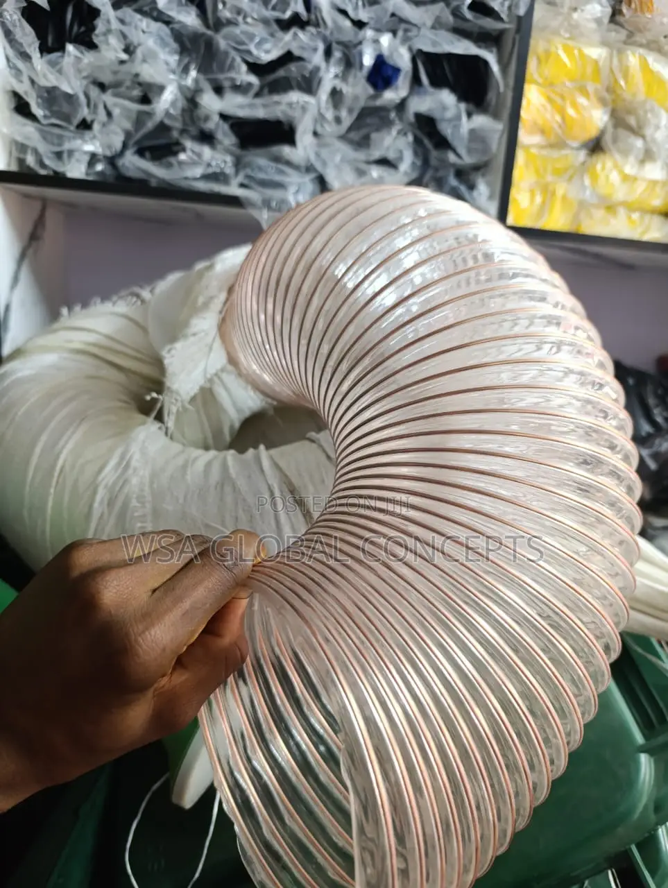6inch Transparent Heat Resistant Vacuum Hose