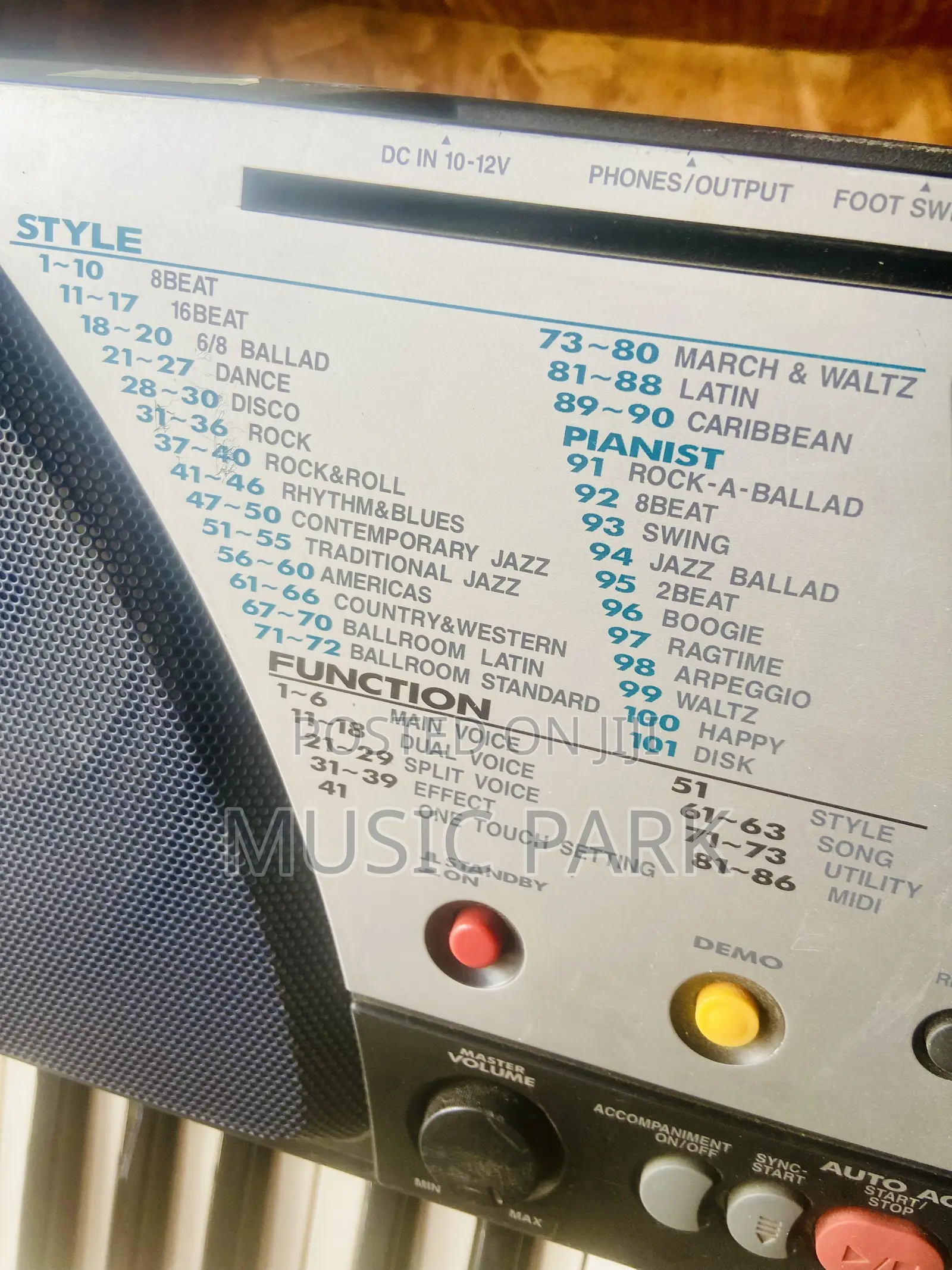 Yamaha PSR 340 Keyboard