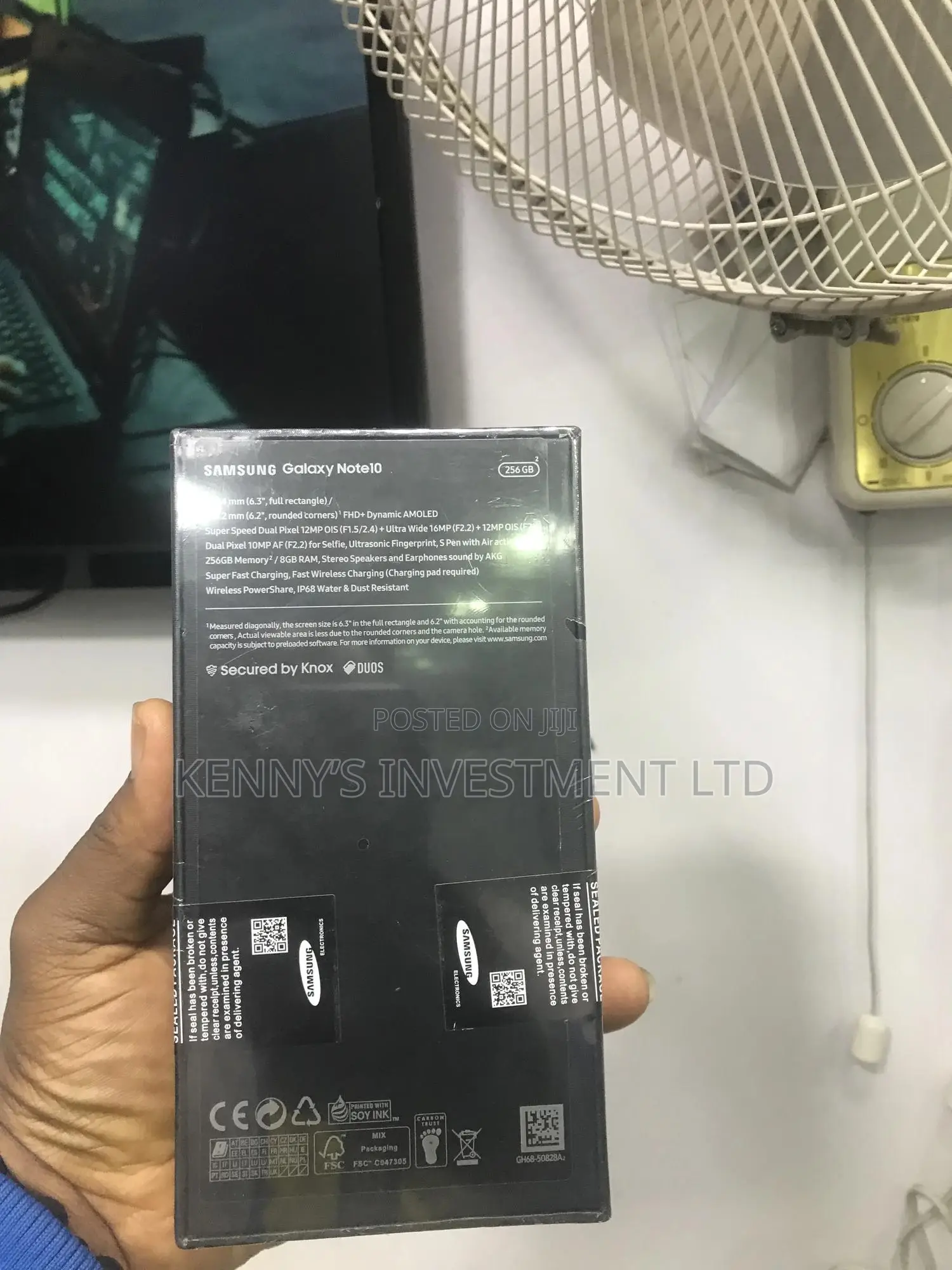 New Samsung Galaxy Note 10 5G 256 GB Black