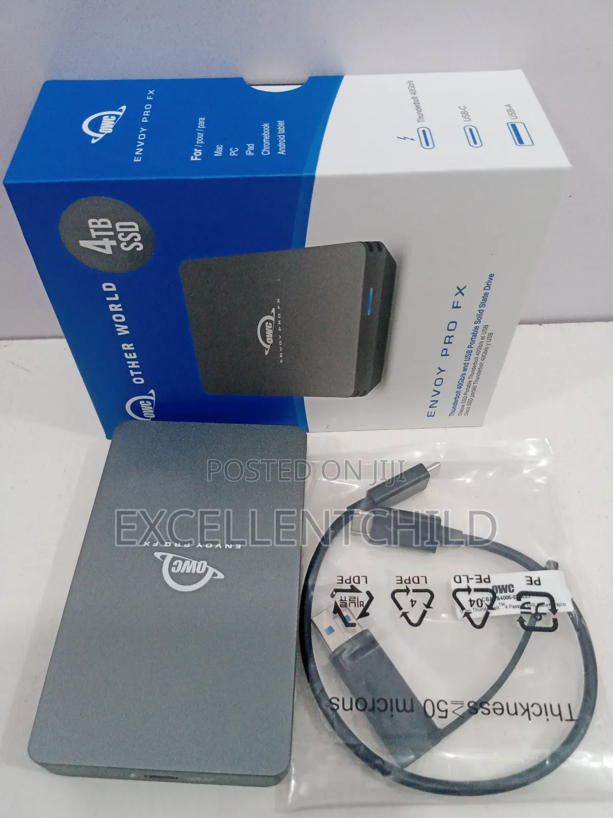 Owc Envoy Pro Fx 4tb Portable SSD With Speed of 2800mb/S
