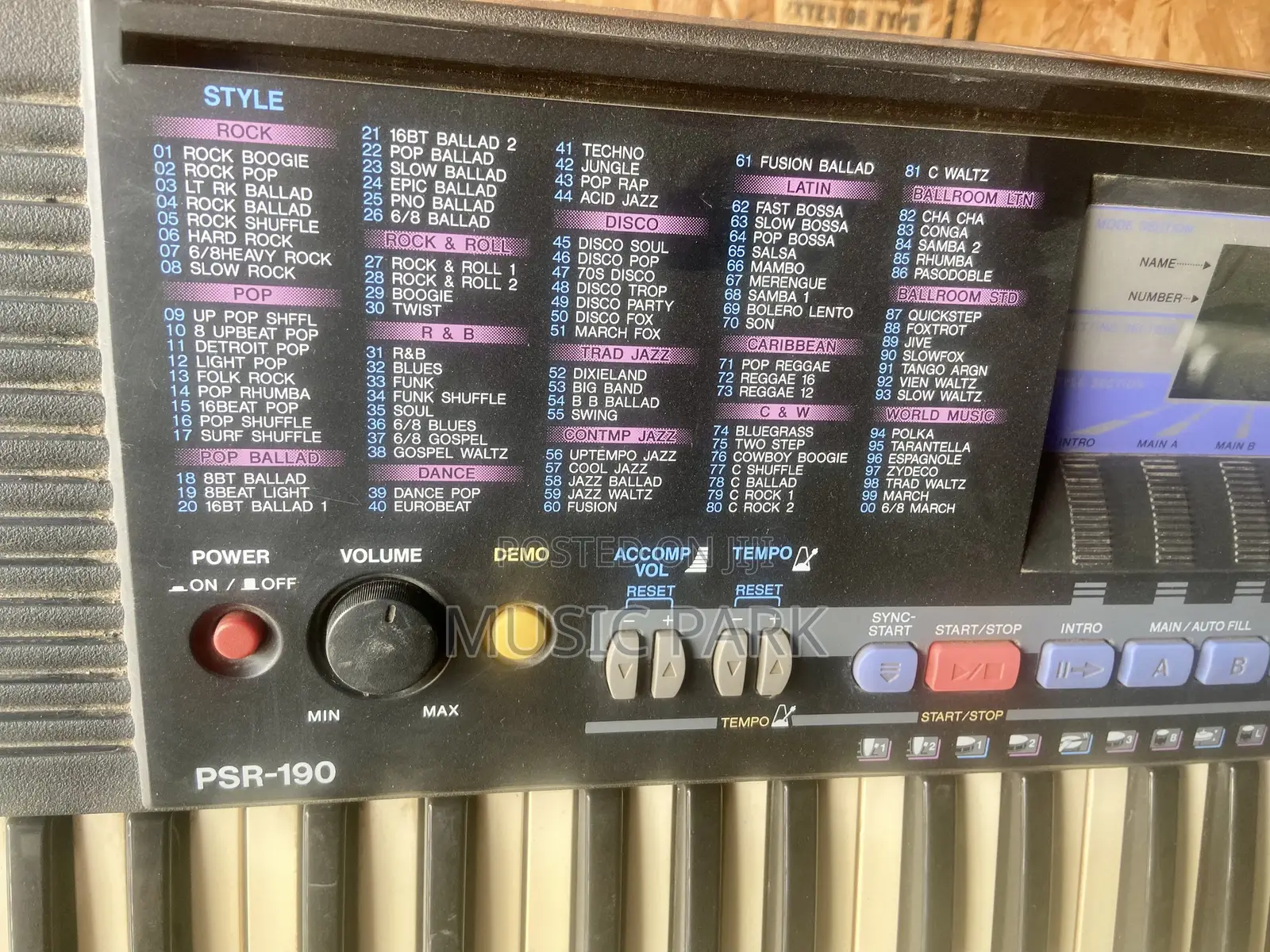 Psrj21 Yamaha Keyboard