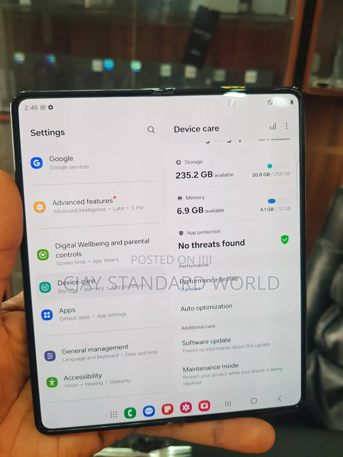 Samsung Galaxy Z Fold4 256 GB Black
