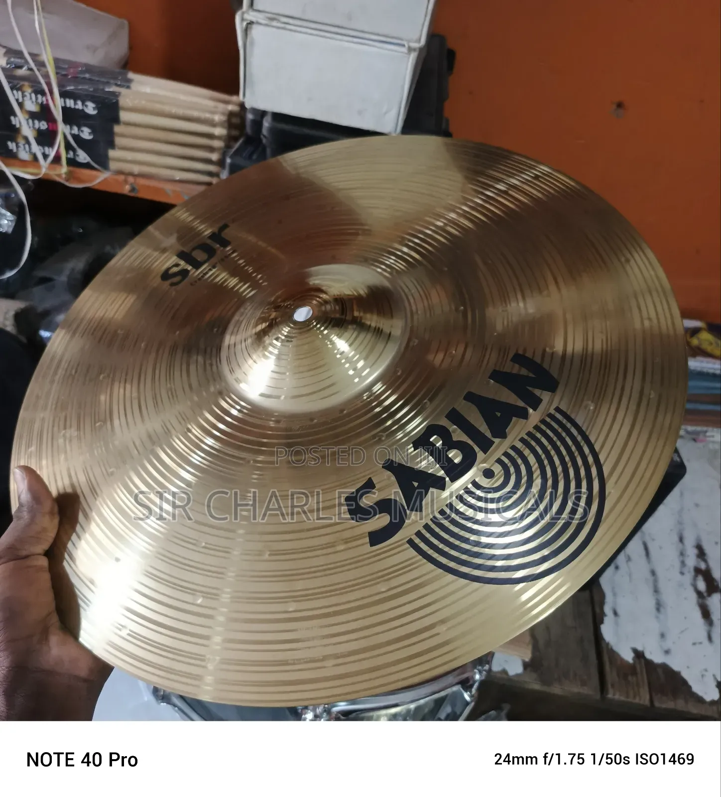 High Quality Sabian Cymbals Plate