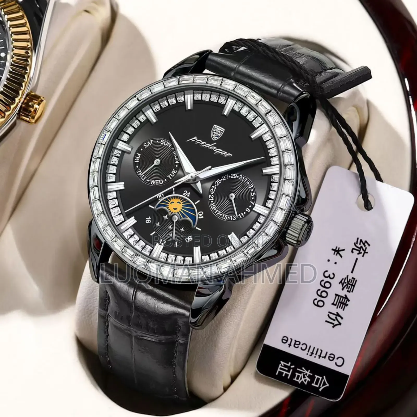 Predagar Leather Wristwatch