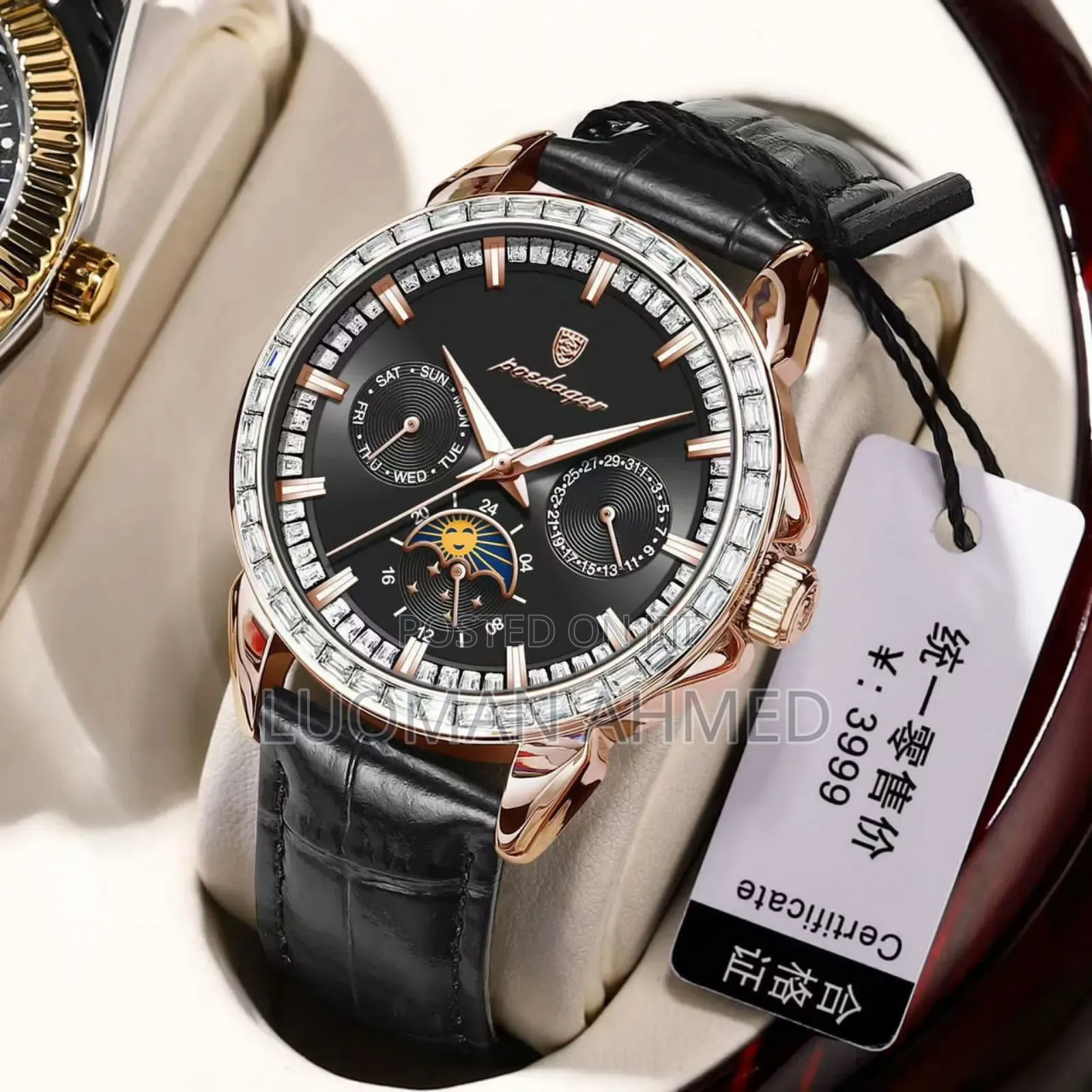 Predagar Leather Wristwatch