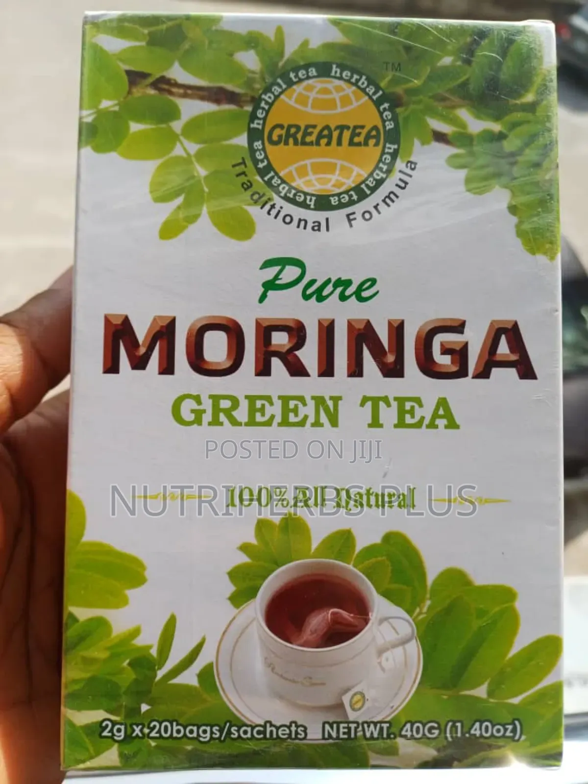 Pure Moringa Green Tea, Daily Dose of Health and Vitality