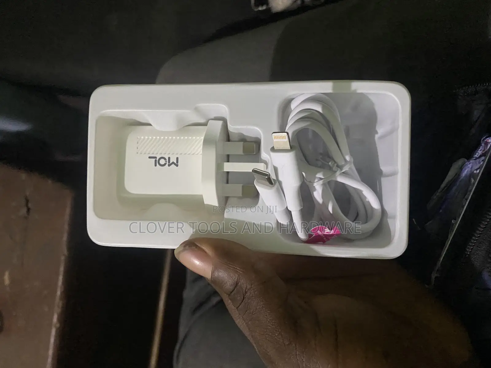 MOL Rush 3A 20W Charger 20W 9V Type C to Lightning Cable.